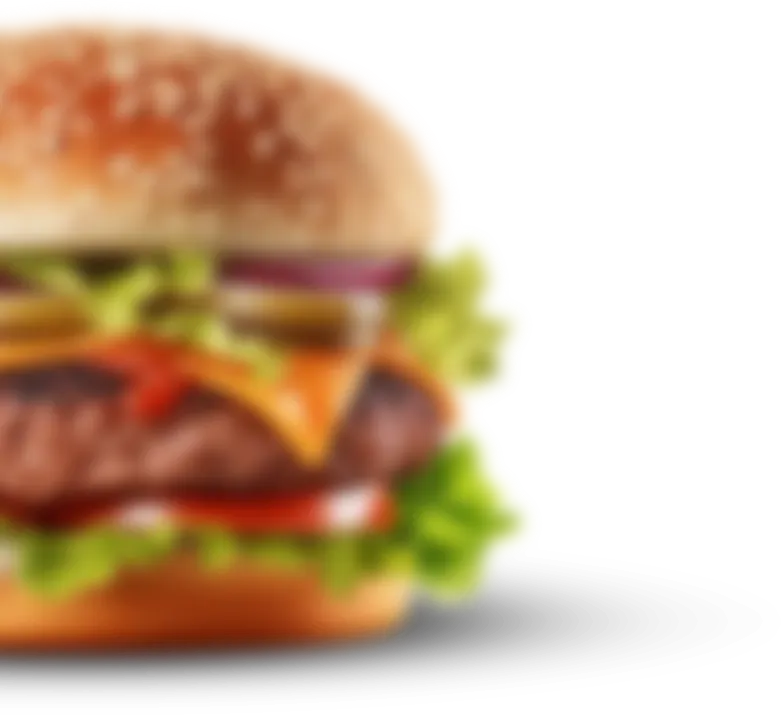 blurry burger left